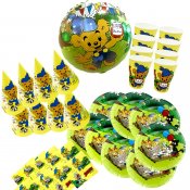 Festtaske i 5 dele i bamse-temaet