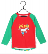 Pippi Langstrømpe Stærkeste rød / grøn sweater