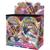 36 pack af Pokemon Sword & Shield Booster samlekort