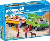 Playmobil - familiebil med bådtrailer