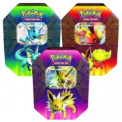 Pokemon Tin Elemental Power Box 3-pack Flareon, Jolteon og Vaporeon