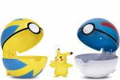 Pokemon Clip N Go Belt pikachu, Quick ball & Great ball