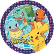 Pokémon papirplader 8-pak 23cm