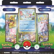 Pokémon handelskort Squirtle promo kort med pokemon go booster pack 3-pak