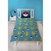 Pokémon Pikachu Sengetøj Sengesæt Dynebetræk 150x210 CM