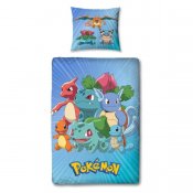 Pokémon Bande Sengetøj Sengesæt Dynebetræk 150x210 CM