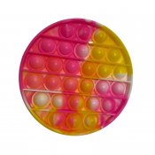 Pop It Bubble Fidget Cirkel Flerfarvet