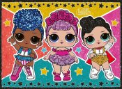 Ravensburger L.O.L. Surprise Glitter party puslespil 100 brikker med glitter