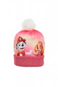 PAW Patrol Skye & Marshall hat med handsker lyserød