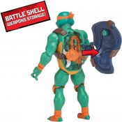 Rise af TMNT Basic Figur Michelangelo Battle Shell
