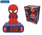 Spiderman Night Light med vækkeur