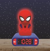 Spiderman Night Light med vækkeur