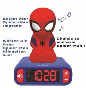 Spiderman Night Light med vækkeur