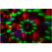 Lyserød diskolampe med farveskiftende LED-lys