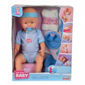 New Born Baby Boy interaktiv dukke