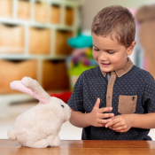 Jumping Rabbit gør også støj og bevæger sig på ørerne