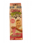 Slim leg, Lav op til 10 liter glitter slime pink , 50g
