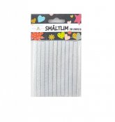 Smelteklæbere, Sølv 12 pack, Ø 7 mm