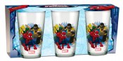 Spiderman, Iron Fist, Power Man, porcelæn glas i 3-pack