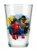 Spiderman, Iron Fist, Power Man, porcelæn glas i 3-pack