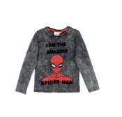 Spiderman langærmet grå T-shirt