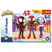 Spiderman Amazing Friends puslespil 30 brikker