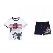 Spiderman tøjsæt, T-shirt & shorts hvid