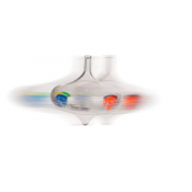 Spinning top med glitter og perler