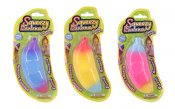 Stretchy regnbue squishy banan 1-pak