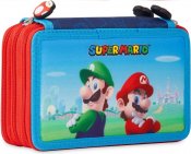 Super Mario & Luigi Triple Pen etui med tilbehør