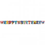 Super Mario-banner Happy Birthday 1,9 m