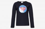DC Supergirls Supergirl Wonderwoman langærmet shirt