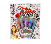 Tattoo gel penne med stencils 5 stk