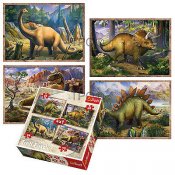 The Dinosaurs 4 in 1 Puzzle