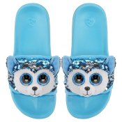 Ty hjemmesko med pailletter og bløde dyr Slush Eskimo hund