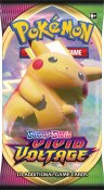 Pokemon Sword & Shield Vivid Voltage Booster Byttekort