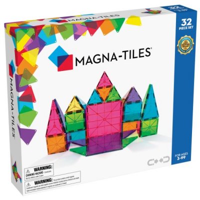 Magna-Tiles Clear Colors Set – 32 dele