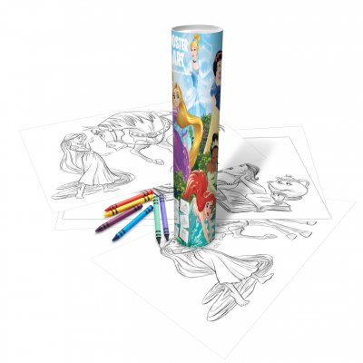 Disney Princess farve plakat rør