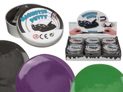 Magnetisk slim i emballage, 60g, i 3 forskellige farver