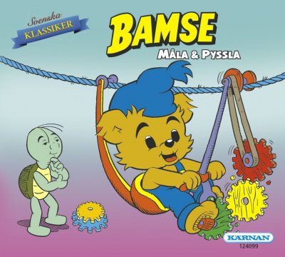 Bamse, mini bog, maling & håndværk