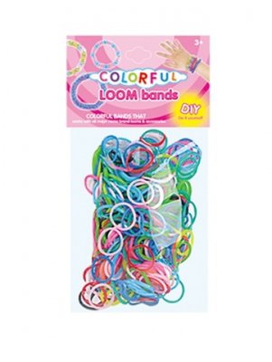 Loom Bands, Flerfarvede, 300 stk