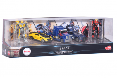 Transformers 5 pack legesæt i metal