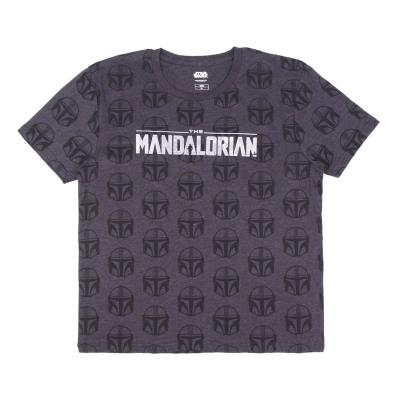 Star Wars Mandalorian T-shirt Voksen sort