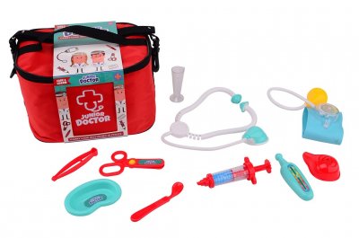 Junior læge bærbart legetøj i 10 dele