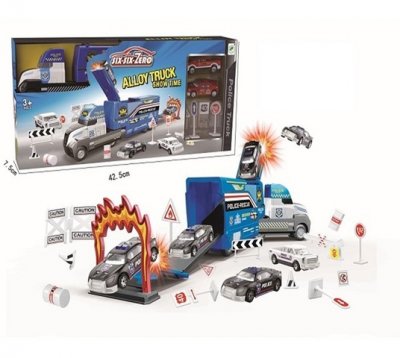 Politi Lastbil med Biler