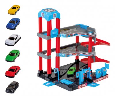 Parkeringshus med Elevator