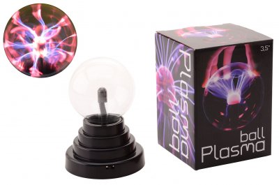Unik plasma lampe, der skifter farve, når rørt!