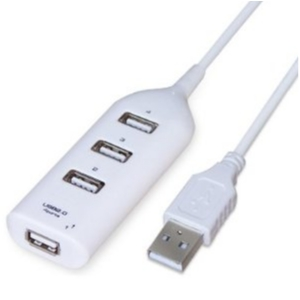 Plug & Play USB-hub med 4 porte