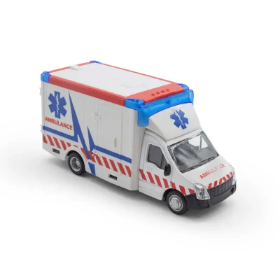 Ambulance med båre - Burago Municipal Vehicles