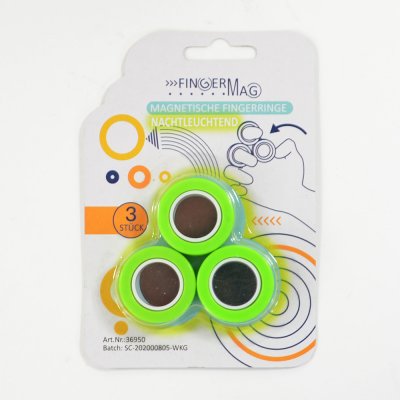 FingerMag, ringmagneter, Glow i mørke